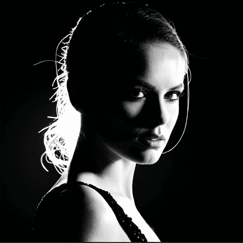 Retrato en estudio